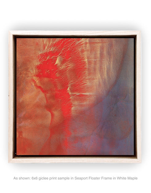 Hearts on Fire | Framed Giclee Print on Canvas